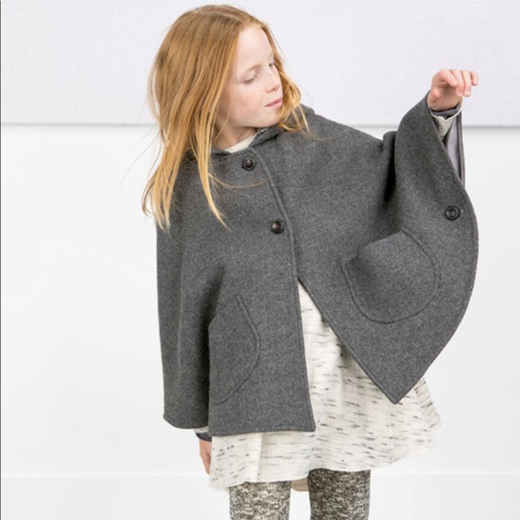 Zara Other - ZARA Wool Cape (GIRLS)